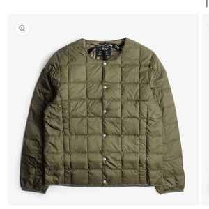 Taion Olive green down puffer quilted jacket - BNWT